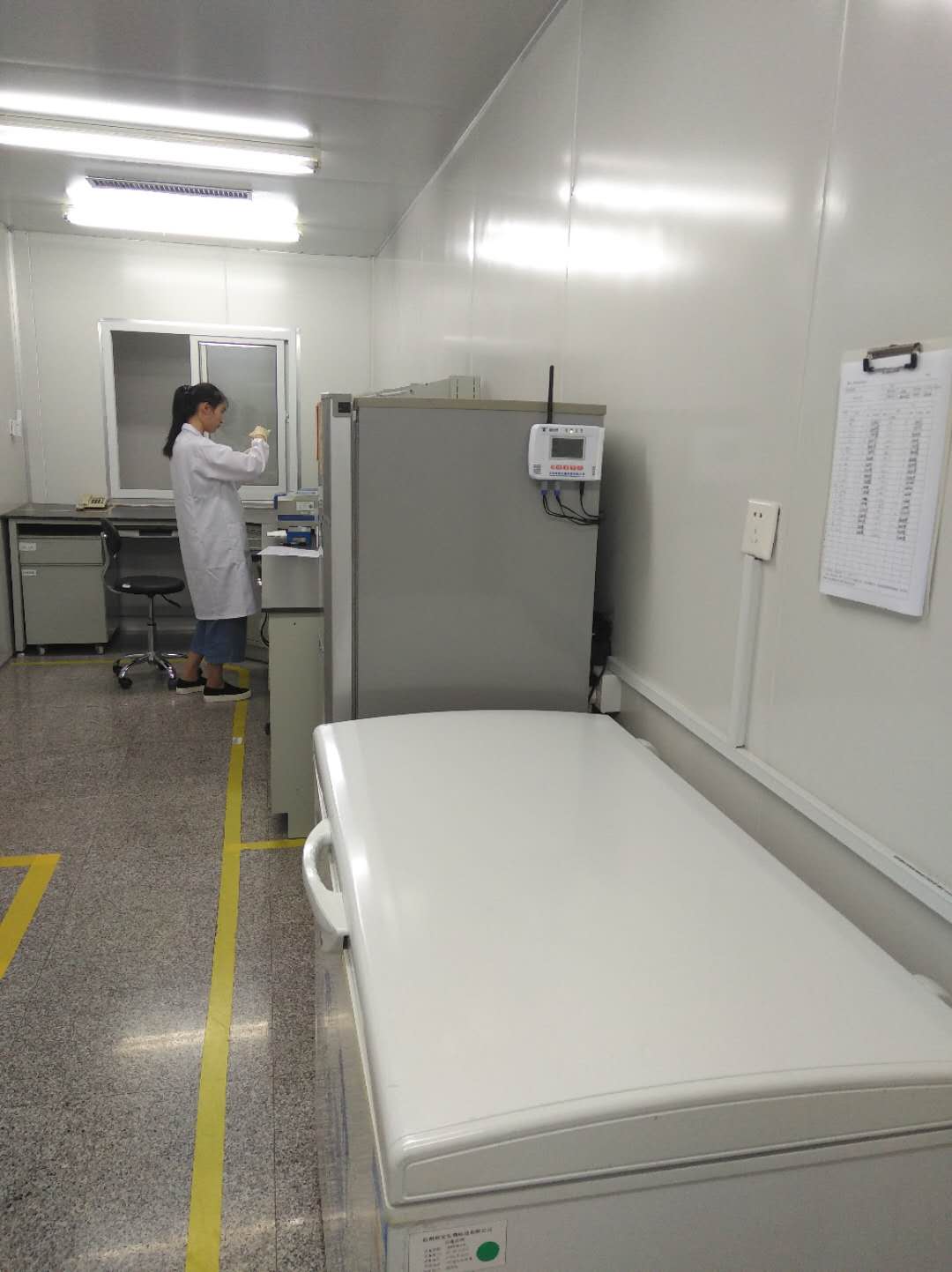 無線冰箱溫度監控系統帶開關門檢測微信推送報警短信郵箱報警